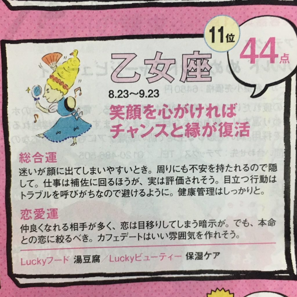 占い結果