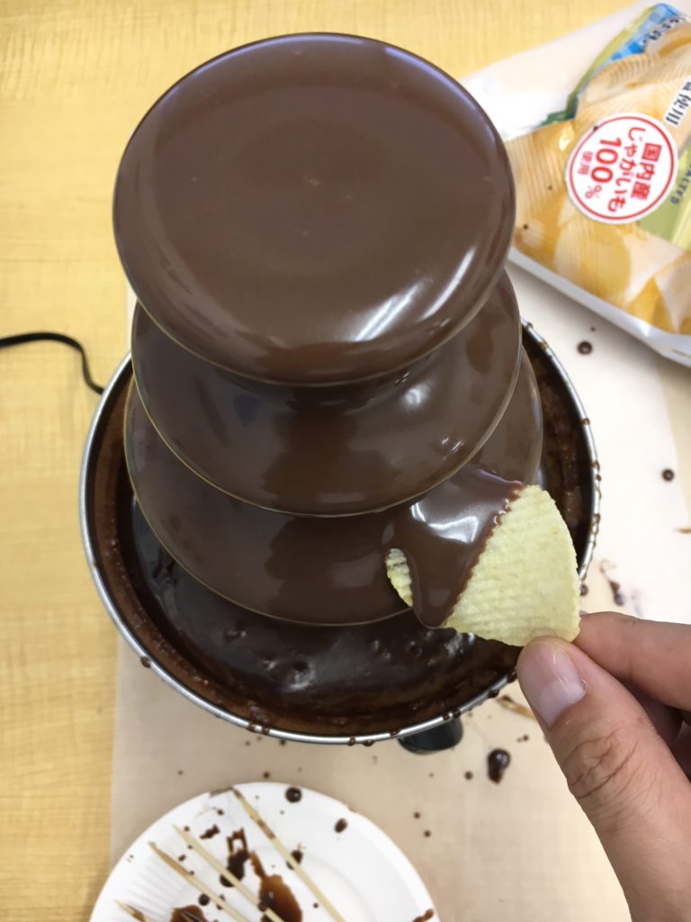 チョコフォンデュ